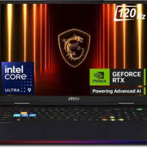 MSI Raider 18 HX AI A2XWIG-255IN Gaming Laptop (Intel Core Ultra 9 285HX/ 64GB/ 4TB SSD/ Win11/ 16GB Graph)