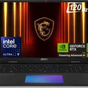 MSI Titan 18 HX AI A2XWJG-486IN Gaming Laptop (Intel Core Ultra 9-285HX/ 64GB/ 6TB SSD/ Win11 / 24GB Graphics RTX 5090)