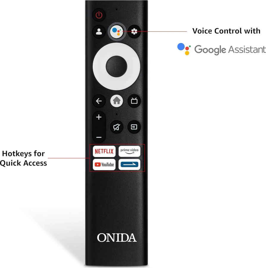 Onida NEXG Series 43 inch Ultra HD 4K Smart QLED TV (QZ43UI)