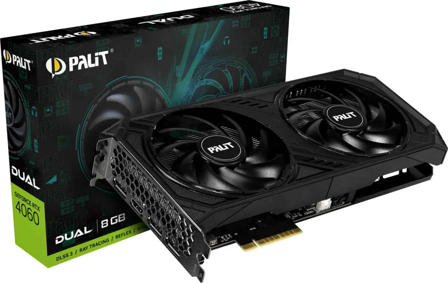Palit NVIDIA GeForce RTX 4060 Dual 8 GB GDDR6 Graphics Card