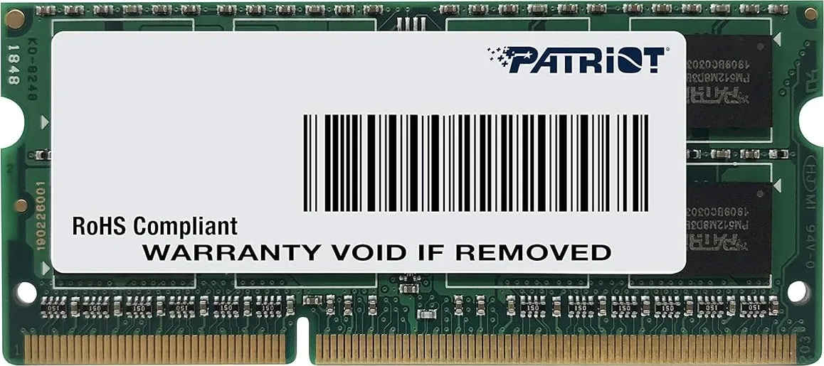 Patriot Memory Signature PSD38G16002S 8 GB DDR3-1600 Laptop RAM