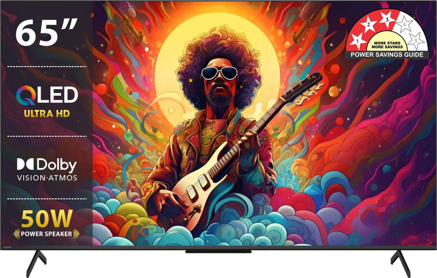 Philips Harmony Series 65 inch Ultra HD 4K Smart QLED TV (65PQT8300/94)