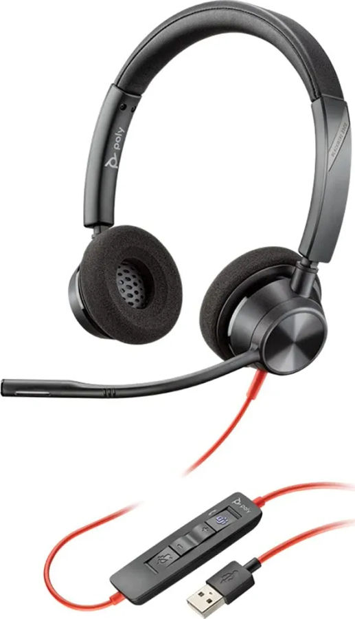 Poly Blackwire 3320 Wired Headphones
