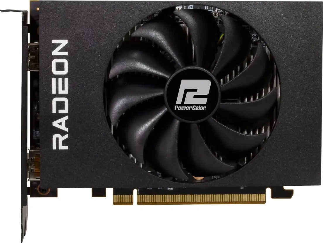 PowerColor AMD Radeon RX 6400 ITX 4 GB GDDR6 Graphics Card