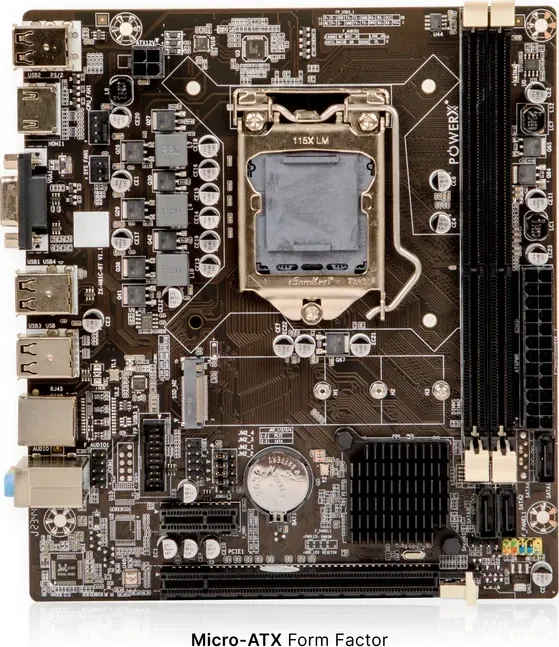 Powerx PMB-H61 NVME Motherboard