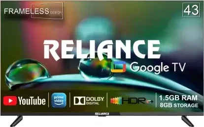 Reliance RGT43GT2487UHD 43 inch Ultra HD 4K smart QLED TV