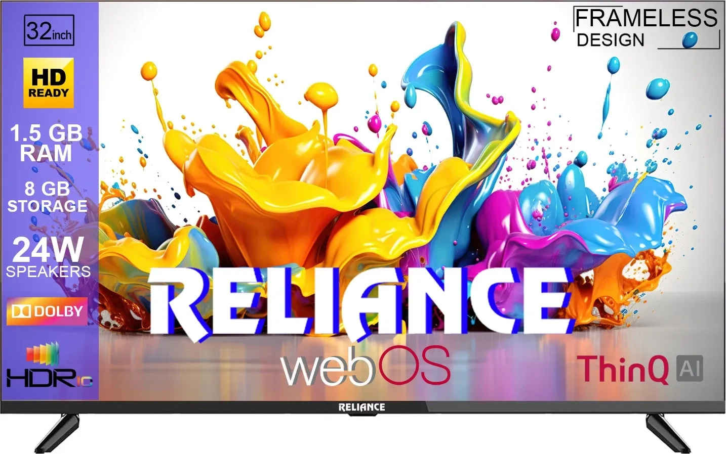 Reliance RO32WD5445HD 32 inch HD Ready Smart LED TV