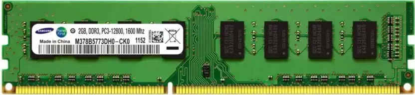 Samsung 2 GB DDR3 Single Channel PC RAM (1600 MHz)