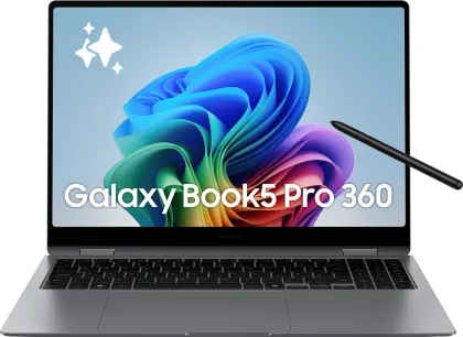 Samsung Galaxy Book 5 Pro 360 np960qha-kg3in Laptop (Intel Core Ultra 5 226V/ 16GB/ 512GB SSD/ Win11)