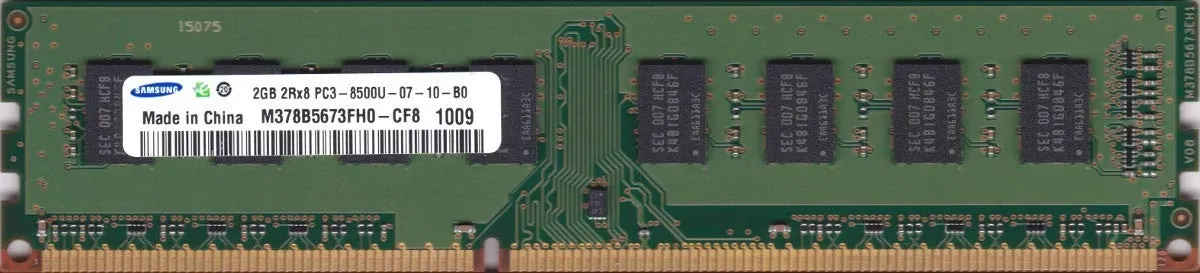 Samsung M378B5673FH0-CF8 2 GB DDR3-1066 Desktop RAM
