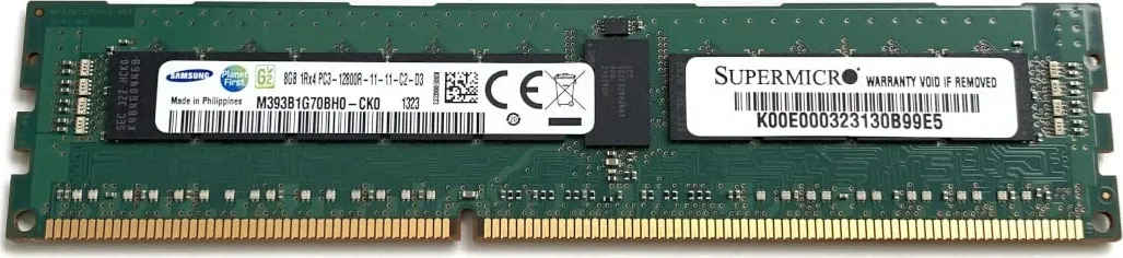 Samsung M393B1G70BH0-CK0 8 GB DDR3-1600 Server RAM