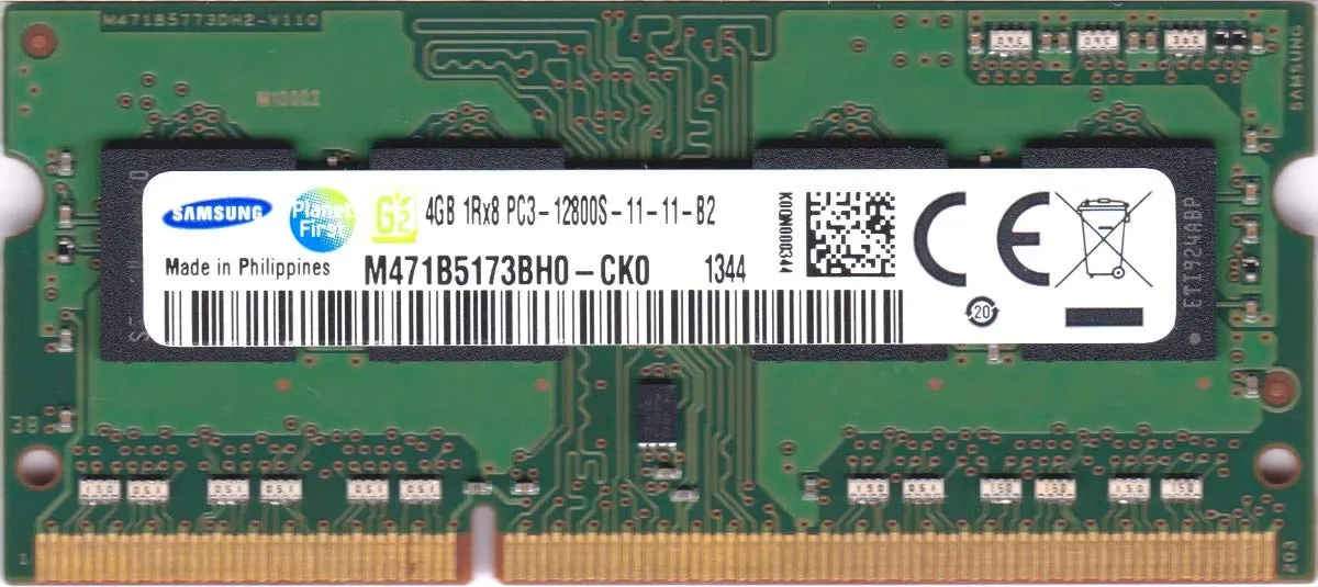 Samsung M471B5173BH0-CK0 4 GB DDR3-1600 Laptop RAM
