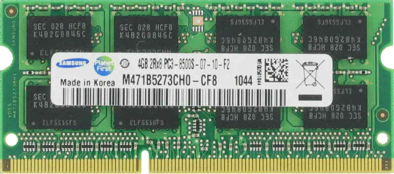 Samsung M471B5273CH0-CF8 4 GB DDR3-1333 Laptop RAM