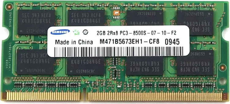Samsung M471B5673EH1-CF8 2 GB DDR3-1066 Laptop RAM