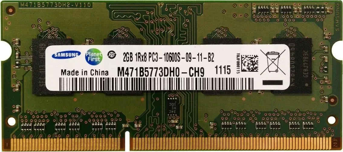 Samsung M471B5773DH0-CH9 2 GB DDR3-1333 Laptop RAM