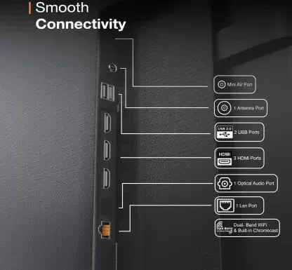 Sansui JSW75GSQLED 75 inch ULtra HD 4K Smart QLED TV