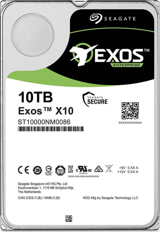 Seagate Exos x10 10TB SATA Enterprise Hard Disk Drive