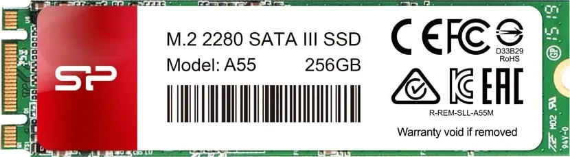 Silicon Power A55 256GB M.2 Internal Solid State Drive