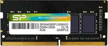 Silicon Power SP004GBSFU266X02 4 GB DDR4-2666 Laptop RAM