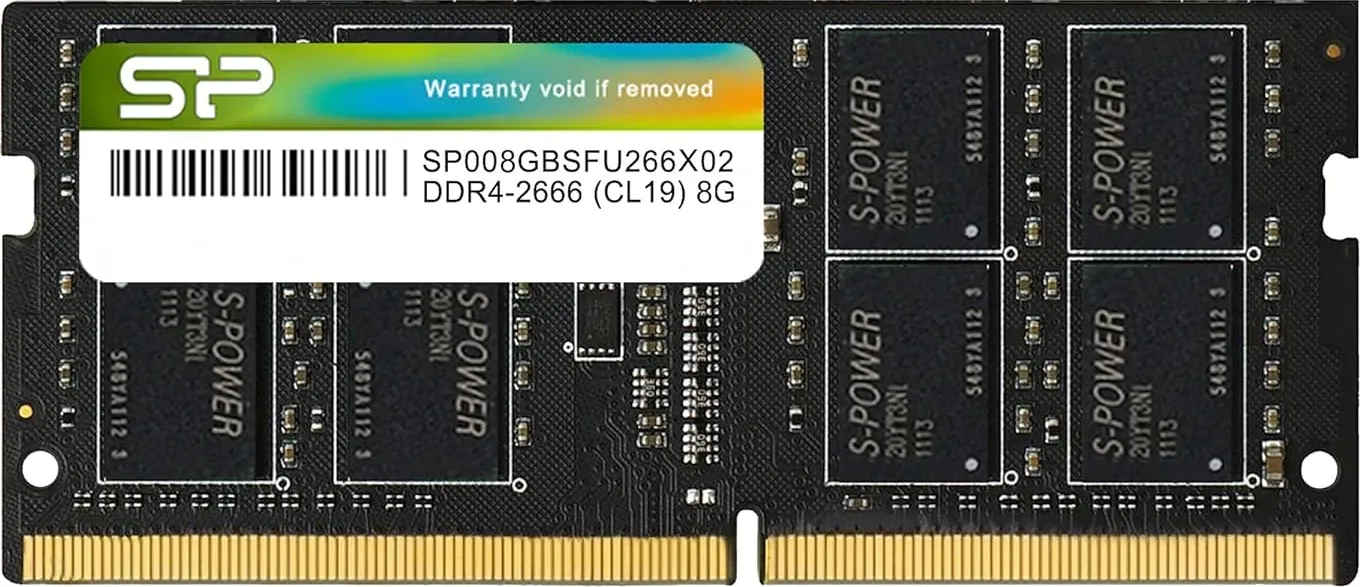 Silicon Power SP008GBSFU266X02 8 GB DDR4-2666 Laptop RAM