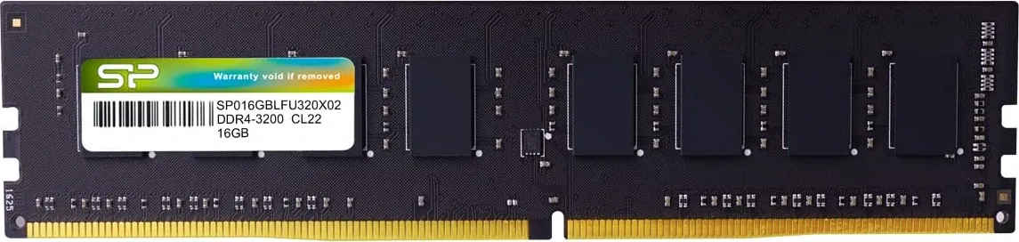 Silicon Power SP016GBLFU320X02 16 GB DDR4-3200 Desktop RAM