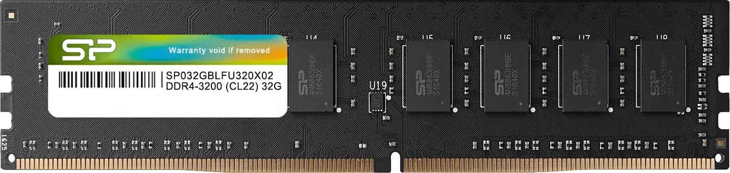 Silicon Power SP032GBLFU320X02 32 GB DDR4-3200 Desktop RAM