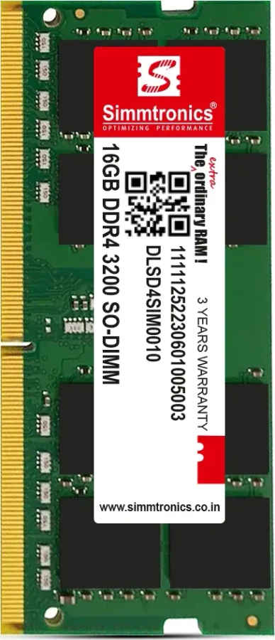 Simmtronics DLSD4SIM0010 16 GB DDR4-3200 Laptop RAM