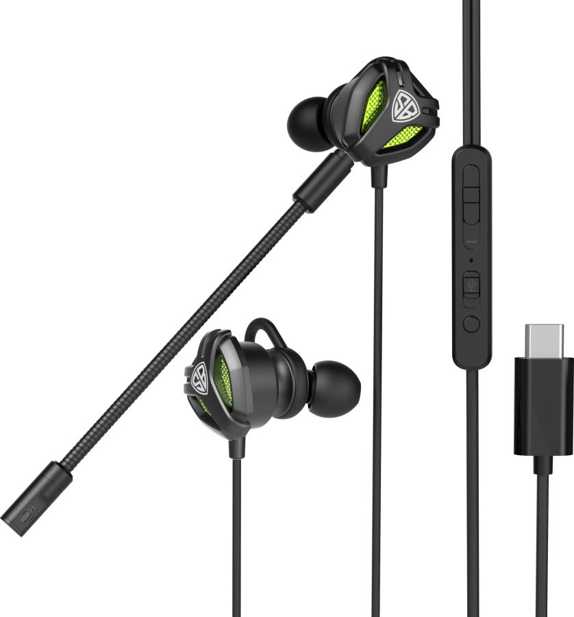 SpinBot BattleBudz C10 Type-C Wired Gaming Earphones