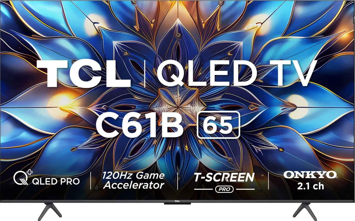 TCL C61B 65 inch Ultra HD 4K Smart QLED TV (65C61B)