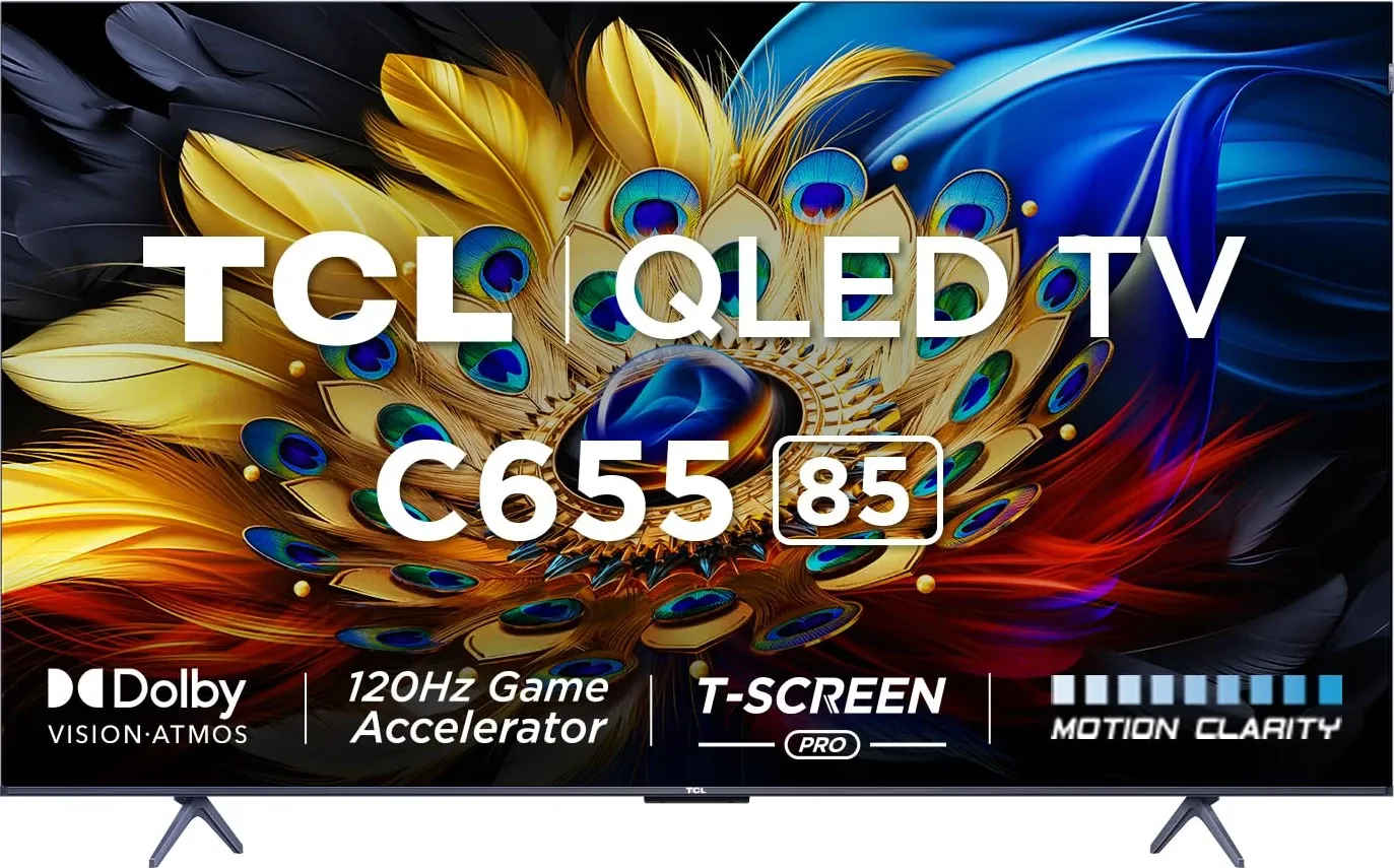 TCL C655 85 inch Ultra HD 4K Smart QLED TV (85C655)