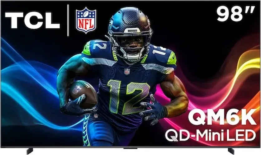 TCL QM6K 50 inch Ultra HD 4K Smart Mini LED TV