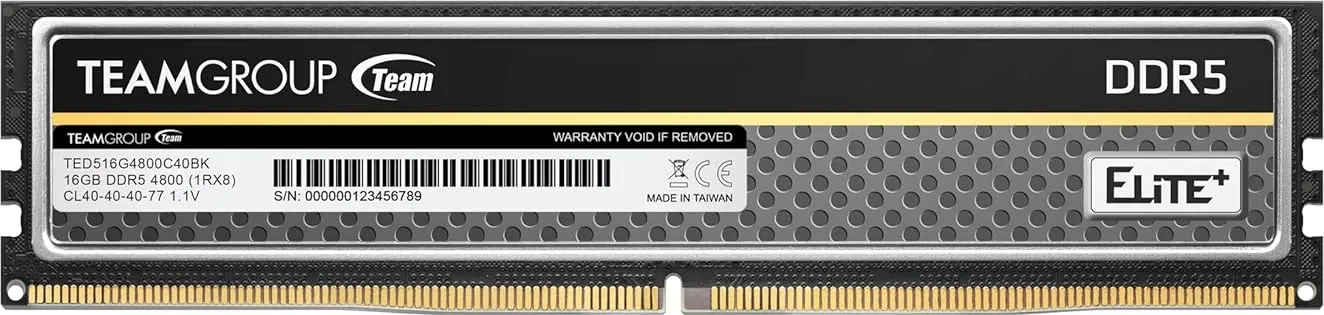 Teamgroup Elite Plus TPBD516G4800HC4001 16 GB DDR5-4800 Desktop RAM