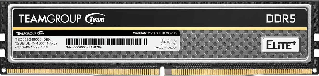 Teamgroup Elite Plus TPBD532G4800HC4001 32 GB DDR5-4800 Desktop RAM