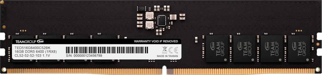 TeamGroup Elite TED516G6400C5201 16 GB DDR5-6400 Desktop RAM