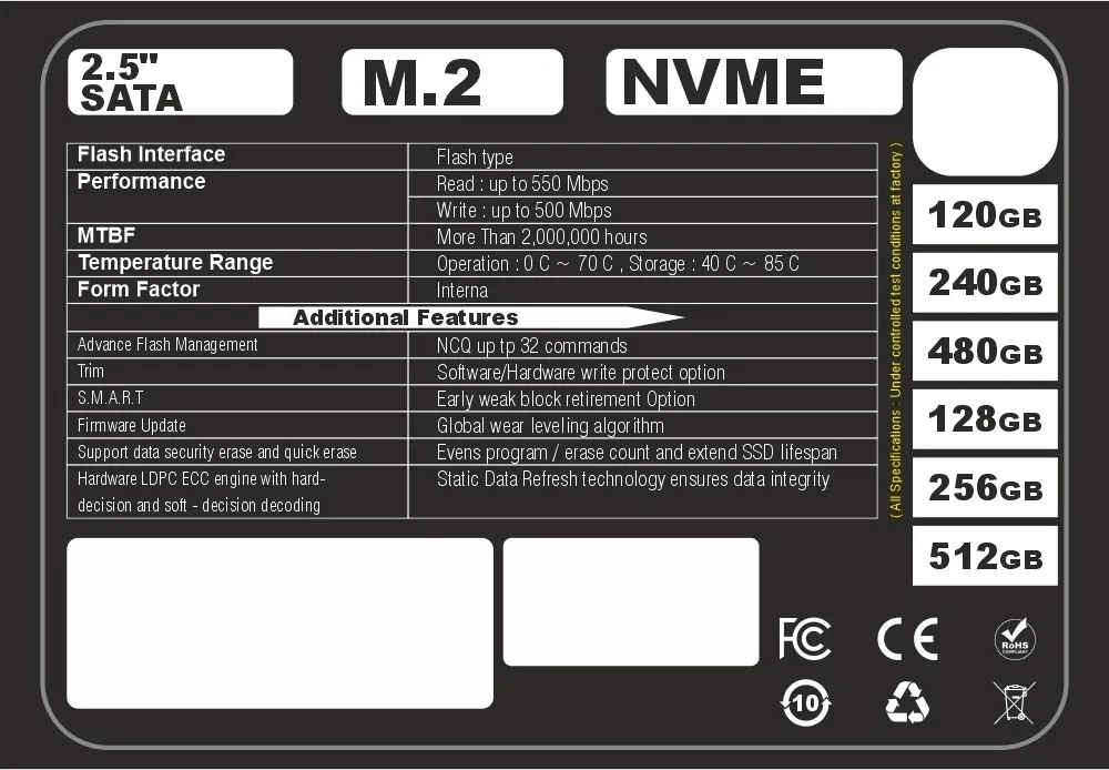 Techmatrix Ultra Durable 240 GB M.2 Internal Solid State Drive