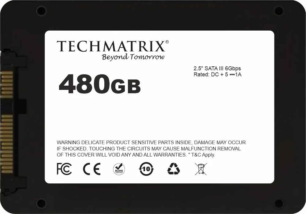 Techmatrix Ultra Durable 480 GB Internal Solid State Drive