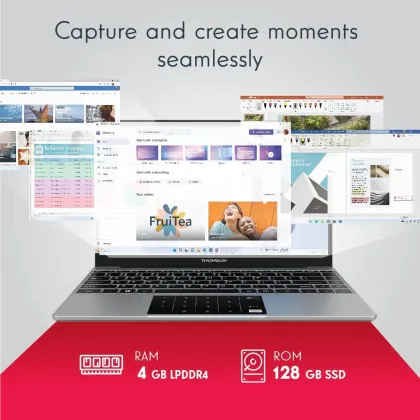 Thomson Neo Series IN-PX14C Laptop (Intel Celeron N4020/ 4 GB/128 GB SSD/Win11 Home)