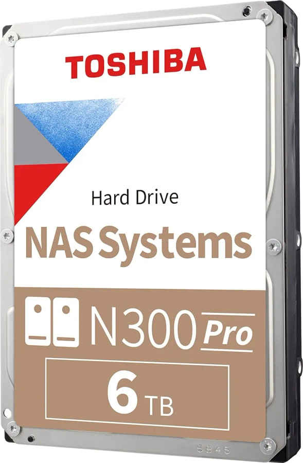 Toshiba N300 PRO HDWG460XZSTB 6TB NAS Internal Hard Disk Drive