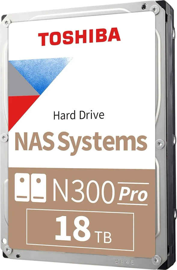 Toshiba N300 PRO HDWG51JXZSTB 18 TB NAS Internal Hard Disk Drive