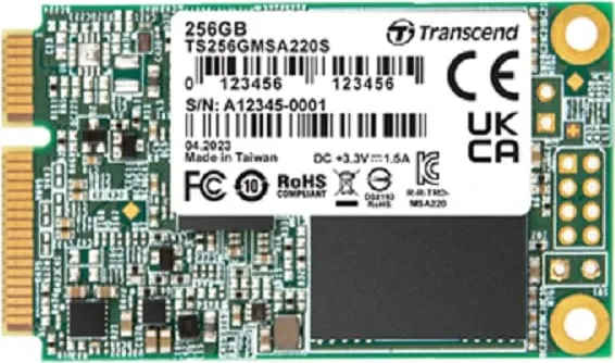 Transcend 220S 256GB mSATA Internal Solid State Drive