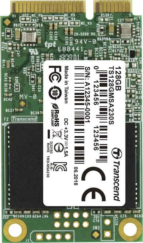 Transcend 230S 128GB mSATA Internal Solid State Drive