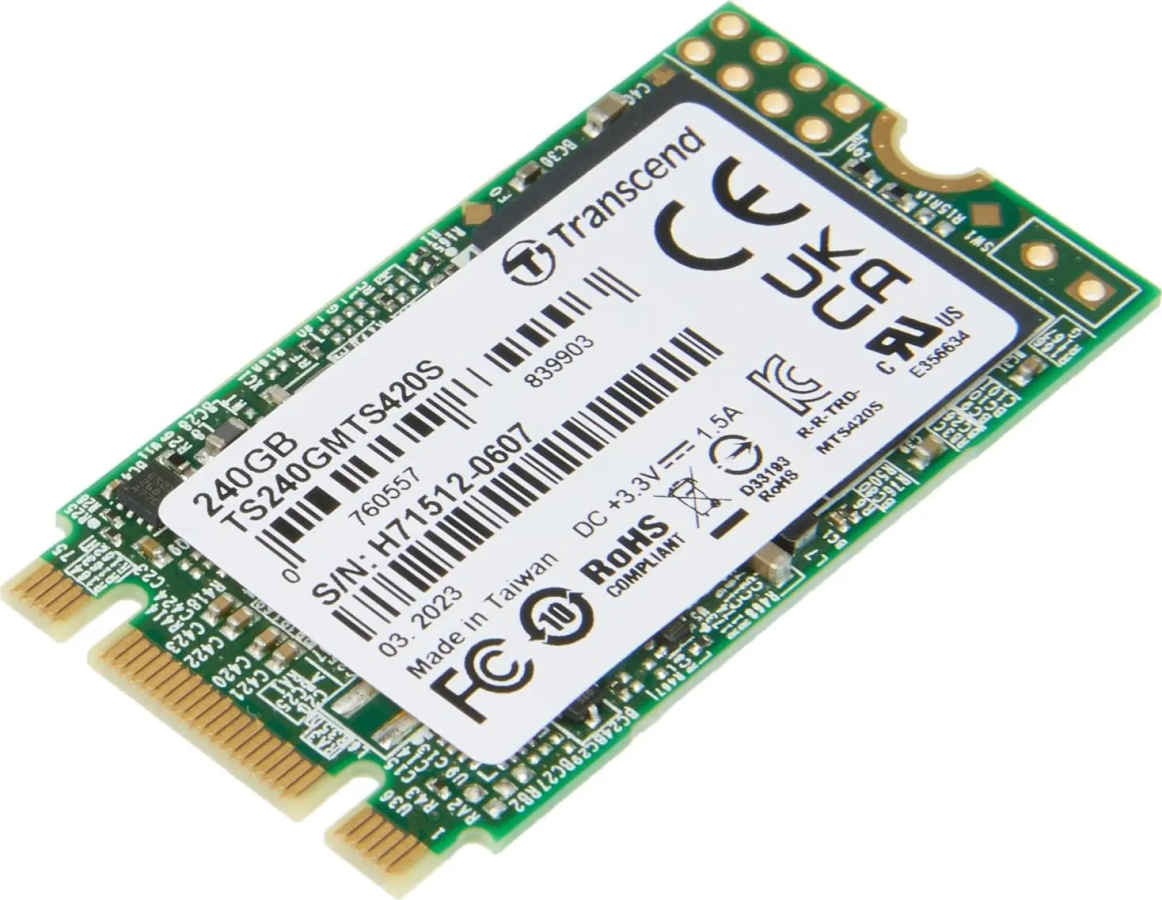 Transcend 420S 240GB mSATA Internal Solid State Drive