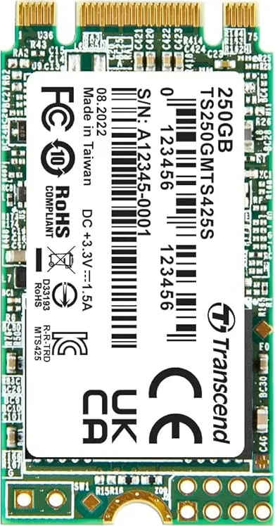 Transcend 425S 250GB mSATA Internal Solid State Drive