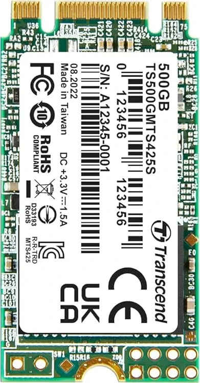 Transcend 425S 500GB mSATA Internal Solid State Drive