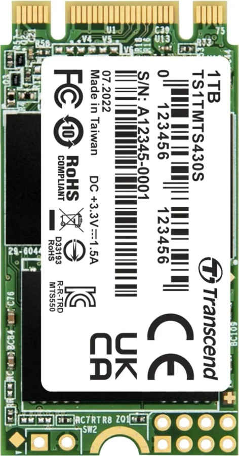 Transcend 430S 1TB mSATA Internal Solid State Drive