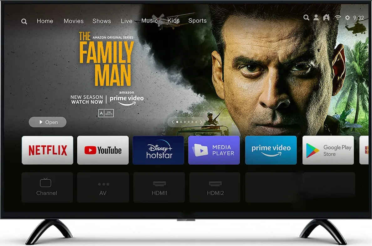 Videocon VSV32HBZ40SV 32 inch HD Ready Smart LED TV