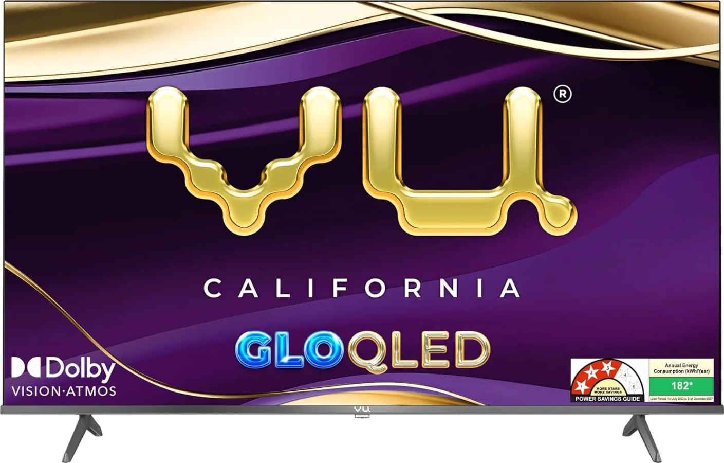 Vu GloQLED Series 55 inch Ultra HD 4K Smart QLED TV (55GLOQLED25)