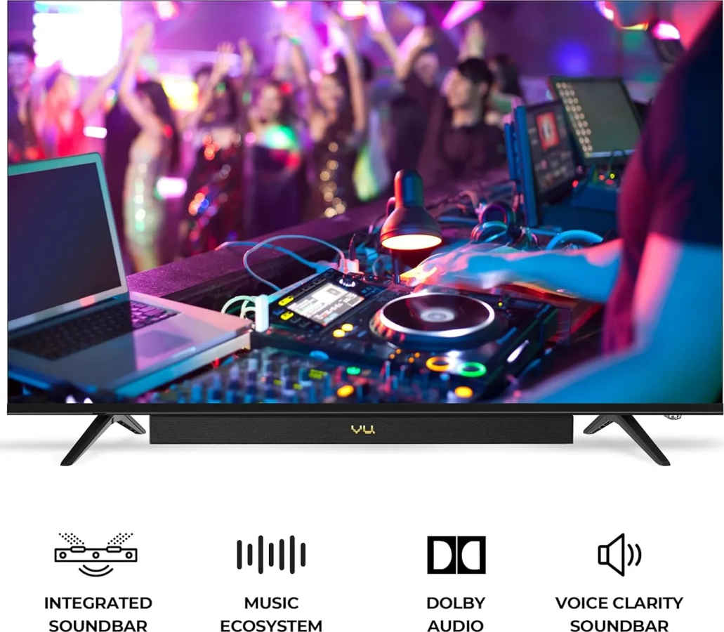 Vu Masterpiece Series 55 inch Ultra HD 4K Smart QLED TV (55VIBE24)