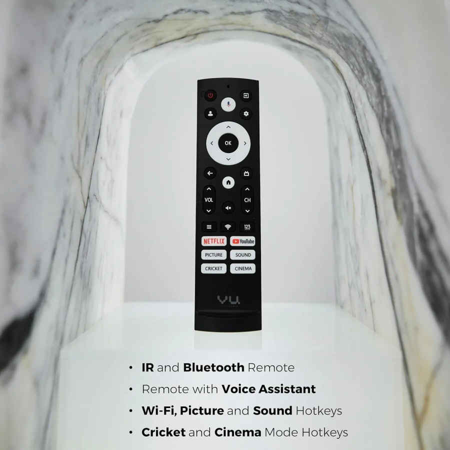 Vu Vibe Series 43 inch Ultra HD 4K Smart QLED TV (43VIBE-DV)