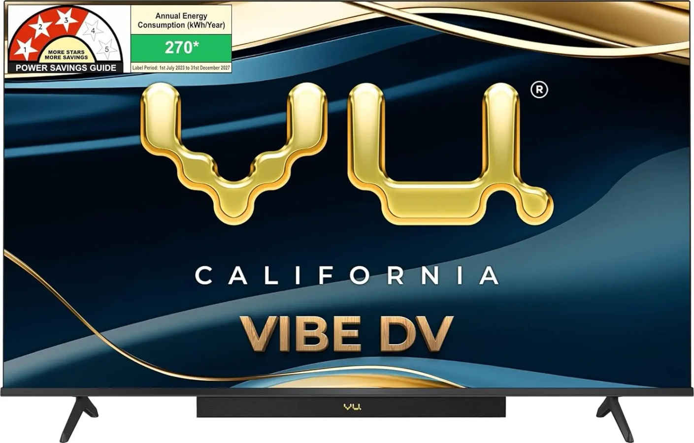 Vu Vibe Series 75 inch Ultra HD 4K Smart QLED TV (75VIBE-DV)